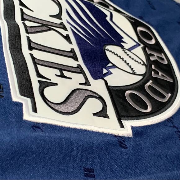 VINTAGE 90's COLORADO ROCKIES MLB WILLIE ESCO NAS HIP HOP JERSEY XL CLEAN - Picture 7 of 12